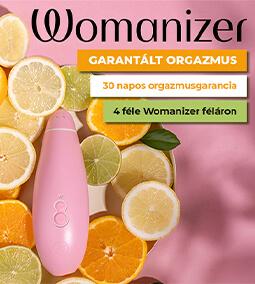 Womanizer akció: 50% kedvezmény, 30 nap orgazmusgarancia!