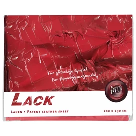 Lakk lepedő - 200x230cm (piros)