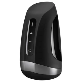 Satisfyer Men Heat Vibration - melegítő makkvibrátor (fekete)