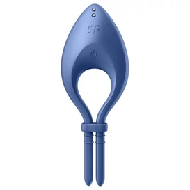Satisfyer Bullseye - okos vibrációs péniszgyűrű (kék)