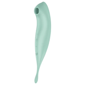 Satisfyer Twirling Pro - okos 2in1 csikló vibrátor (menta)