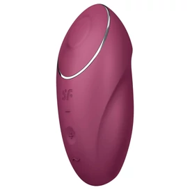 Satisfyer Tap &amp; Climax 1 - 2in1 vibrátor és csiklóizgató (piros)
