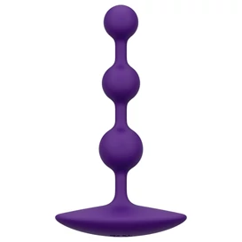ROMP Amp - gyöngyös anál dildó (lila)