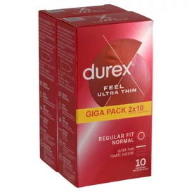 Durex Feel Ultra Thin - ultra élethű óvszer (2x10db)
