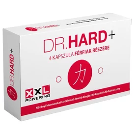 Dr. Hard+ - erős, étrend-kiegészítő kapszula férfiaknak (4db)
