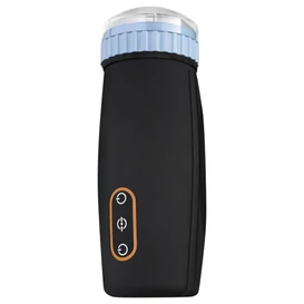 CRUIZR CM05 - akkus, lökő-szívó maszturbátor (fekete-kék)