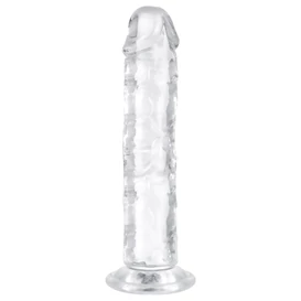 EasyToys - zselés dildó - 16cm (átlátszó)