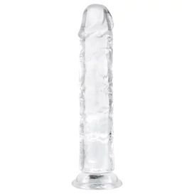 EasyToys - zselés dildó - 18cm (átlátszó)