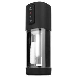 CRUIZR CX11 - melegítő, szorító maszturbátor (fekete)