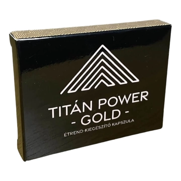 Titán Power Gold - étrend-kiegészítő férfiaknak (3db)