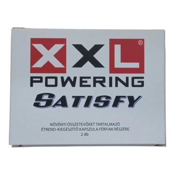 XXL powering Satisfy - erős, étrend-kiegészítő férfiaknak (2db)
