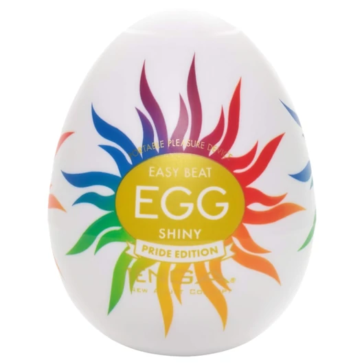 TENGA Egg Shiny Pride - maszturbációs tojás (1db)