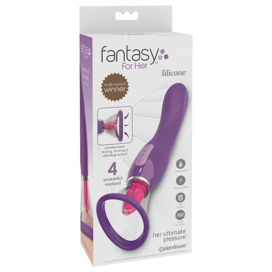 Fantasy - akkus, 3in1 nyalógép (lila)