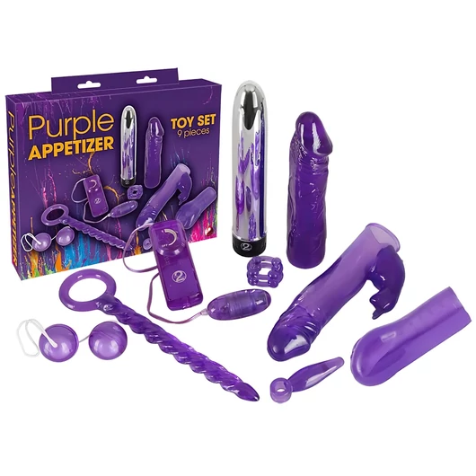 You2Toys - Purple Appetizer - vibrátoros készlet (9 részes)