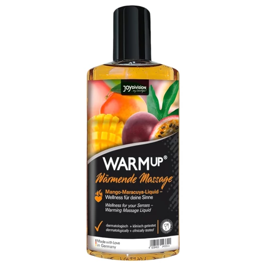 JoyDivision WARMup - melegítő masszázsolaj - mangó-maracuja (150ml)