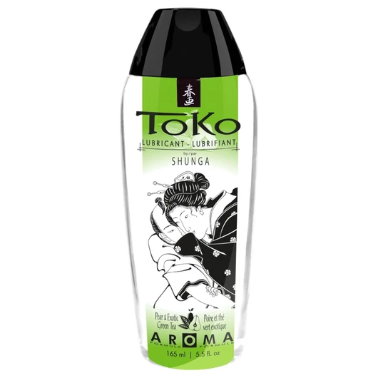 Shunga Toko - vízbázisú síkosító - körtés zöld tea (165ml)