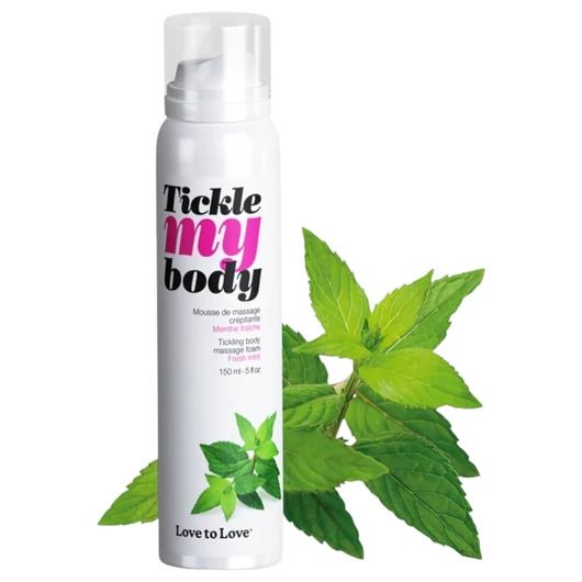 Tickle my body - masszázs hab - menta (150ml)