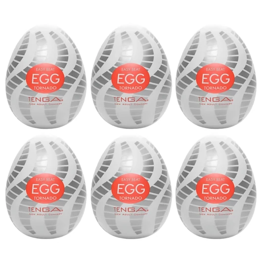 TENGA Egg Tornado - maszturbációs tojás (6db)