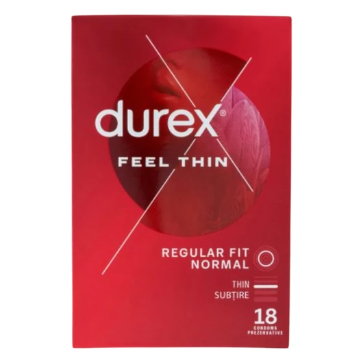 Durex Feel Thin - élethű érzés óvszer (18db)