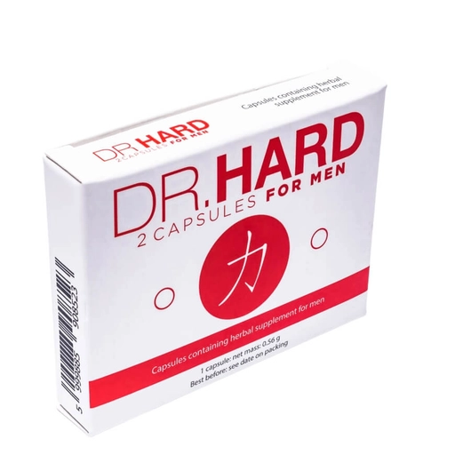 Dr. Hard - erős, étrend-kiegészítő kapszula férfiaknak (2db)