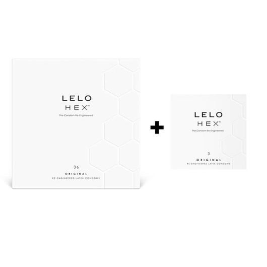 LELO Hex Original - luxus óvszer csomag (36+3db)