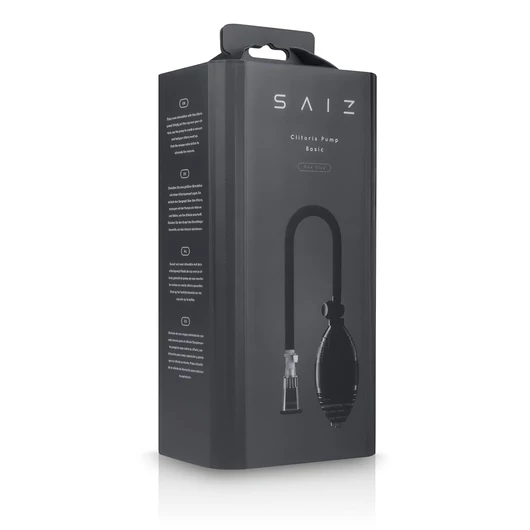 Saiz Basic - csikló pumpa (átlátszó-fekete)