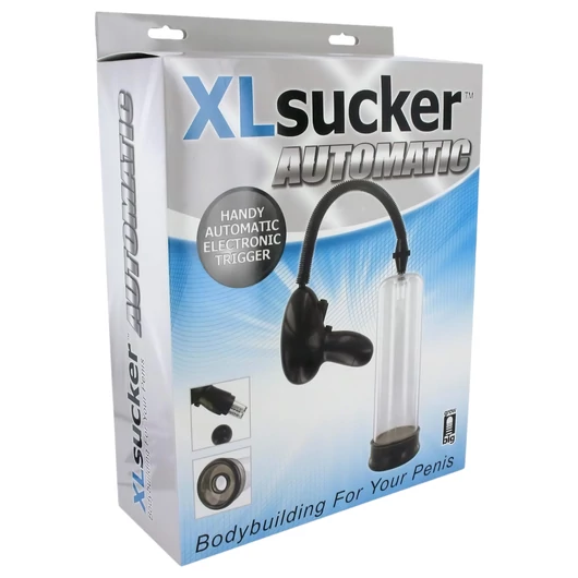 XLSUCKER - automata potencia- és péniszpumpa (átlátszó)