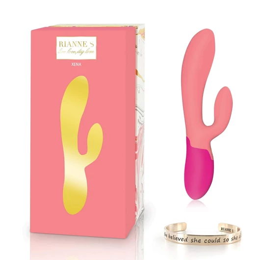 Rianne Essential Xena - akkus, melegítős vibrátor (korall-pink)
