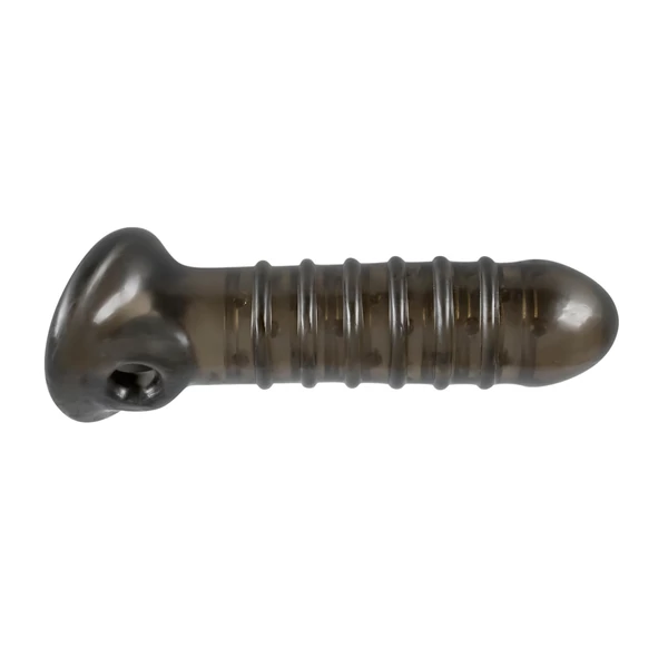 Rebel - bordázott péniszköpeny (szürke)