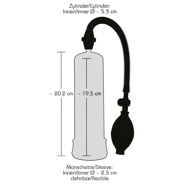 Bang Bang péniszpumpa - fekete