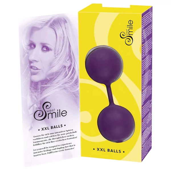 SMILE XXL Balls - óriás gésagolyó (lila)