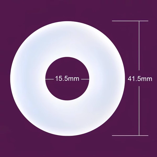 Durex Pleasure Ring - péniszgyűrű (átlátszó)