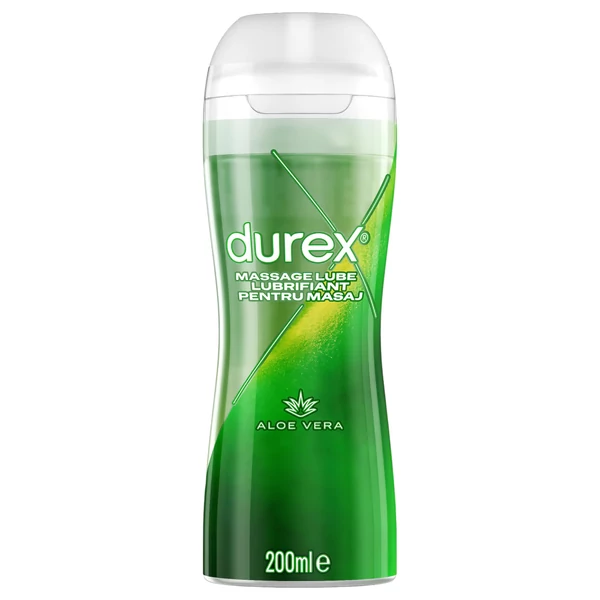 Durex 2in1 masszázsolaj - Aloe Vera (200ml)