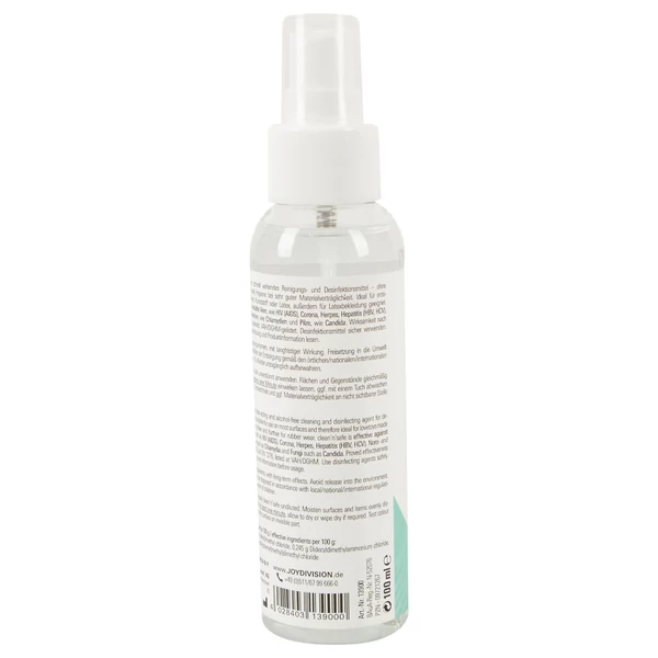 JoyDivision Clean Safe - fertőtlenítő és tisztító spray (100ml)