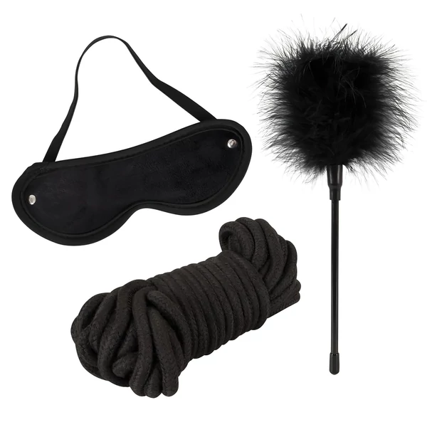 Master & Slave - Kötözős játék szett (barna-fekete)