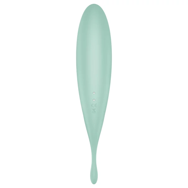 Satisfyer Twirling Pro - okos 2in1 csikló vibrátor (menta)