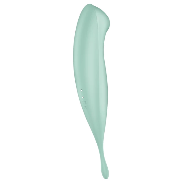 Satisfyer Twirling Pro - okos 2in1 csikló vibrátor (menta)