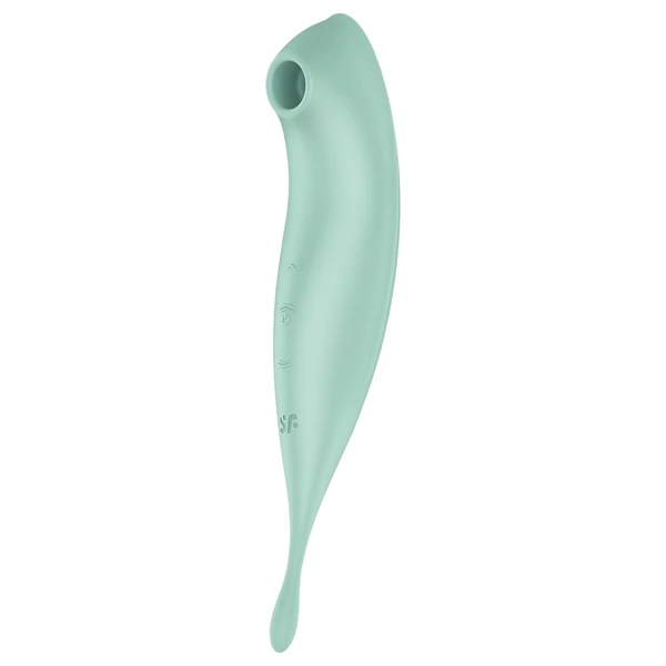 Satisfyer Twirling Pro - okos 2in1 csikló vibrátor (menta)