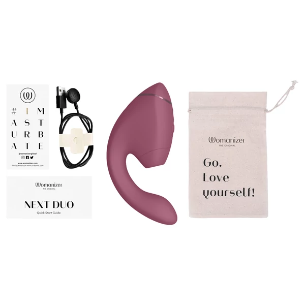 Womanizer Next Duo - 2in1 G-pont vibrátor (pink)
