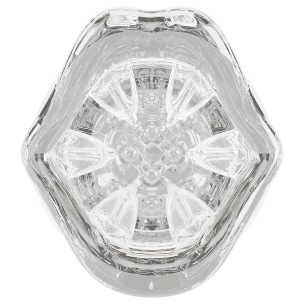 Stroker - rezgő, forgó maszturbátor (átlátszó)