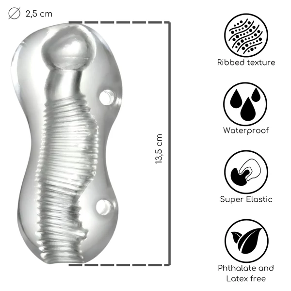 Desirel Vortex - maszturbátor (átlátszó)