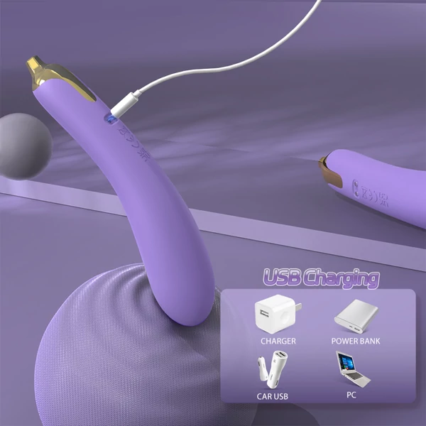 Sex HD - padlizsán vibrátor (lila)