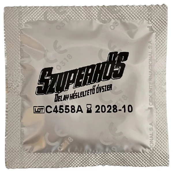 Szuperhős - késleltető hatású óvszer (12db)