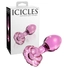 Kép 1/5 - Icicles No. 48 - virágos üveg anál kúp (pink)