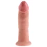 Kép 2/5 - King Cock 9 - tapadókorongos élethű dildó (23cm) - natúr