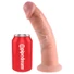 Kép 3/5 - King Cock 9 - tapadókorongos élethű dildó (23cm) - natúr