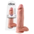 Kép 1/5 - King Cock 12 herés nagy dildó (30 cm) - natúr