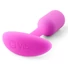 Kép 2/5 - b-vibe Snug Plug 1 - anál plug belső súllyal (55g) - pink