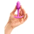 Kép 4/5 - b-vibe Snug Plug 1 - anál plug belső súllyal (55g) - pink
