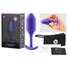 Kép 1/4 - b-vibe Snug Plug 2 - dupla golyós anál plug (114g) - lila